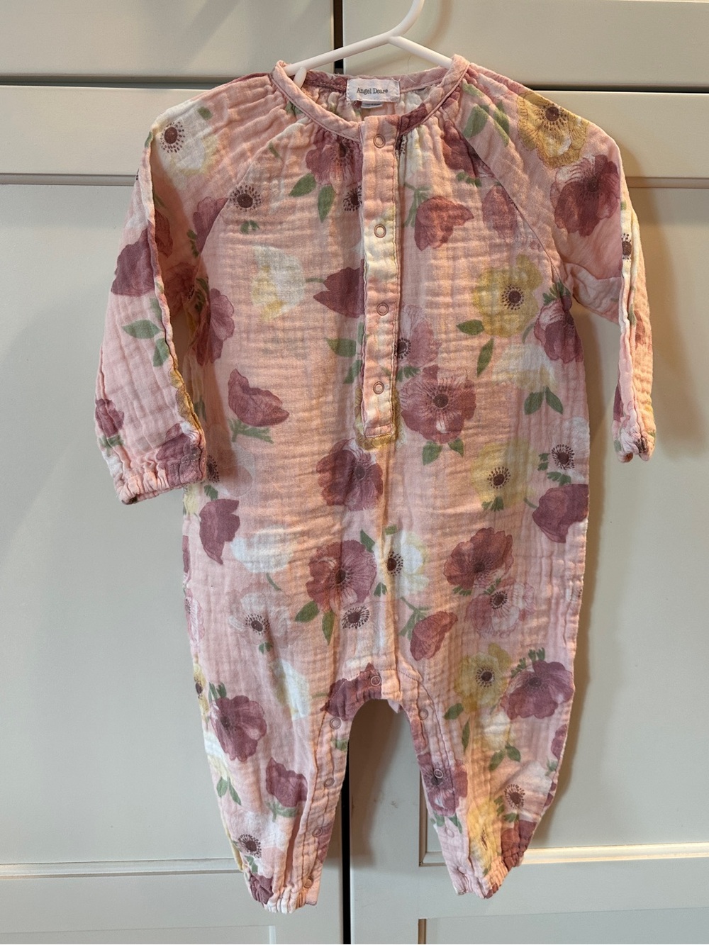 Angel Dear Muslin floral romper